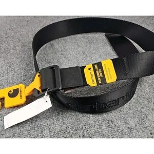 NWT Carhartt Men's Nylon Webbing Ladder Lock Belt Black Size  Large 38 - 40"